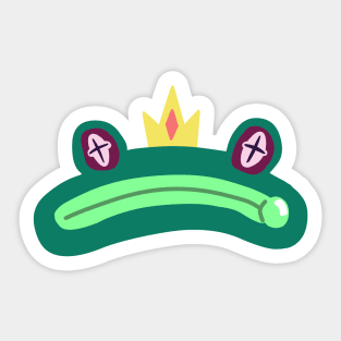 Frog King Sticker